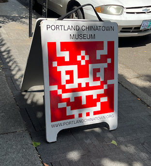 Portland Chinatown Museum sign